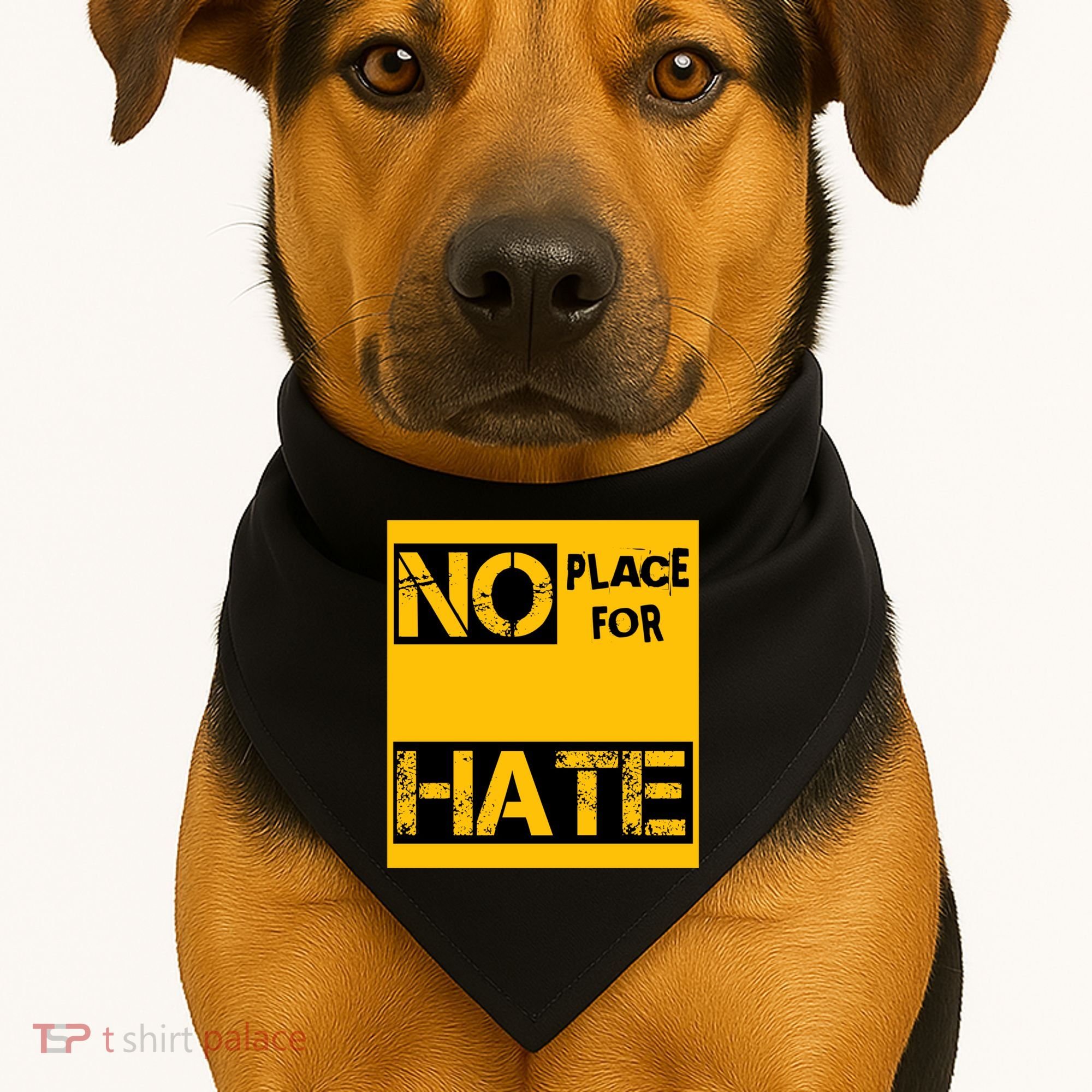 No Place For Hate USA-Made Doggie Bandana