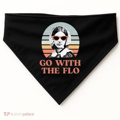 Nurse Practitioner Florence Nightingale Go With The Flo Design USA-Made Doggie Bandana