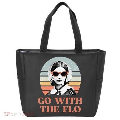 Nurse Practitioner Florence Nightingale Go With The Flo Design Tote Bag