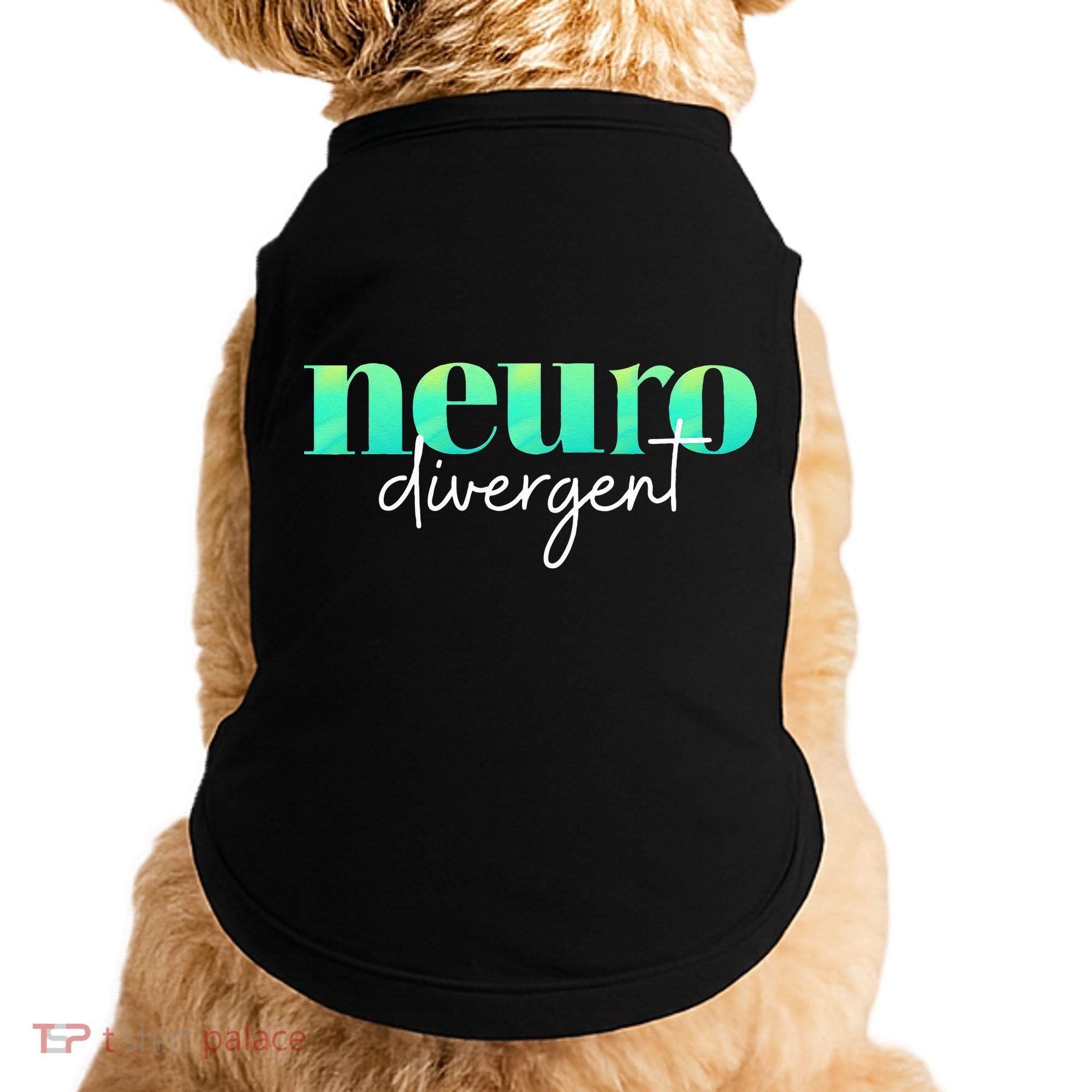 Neurodivergent Pride For Autism ADHD And ASD Awareness Doggie Tank