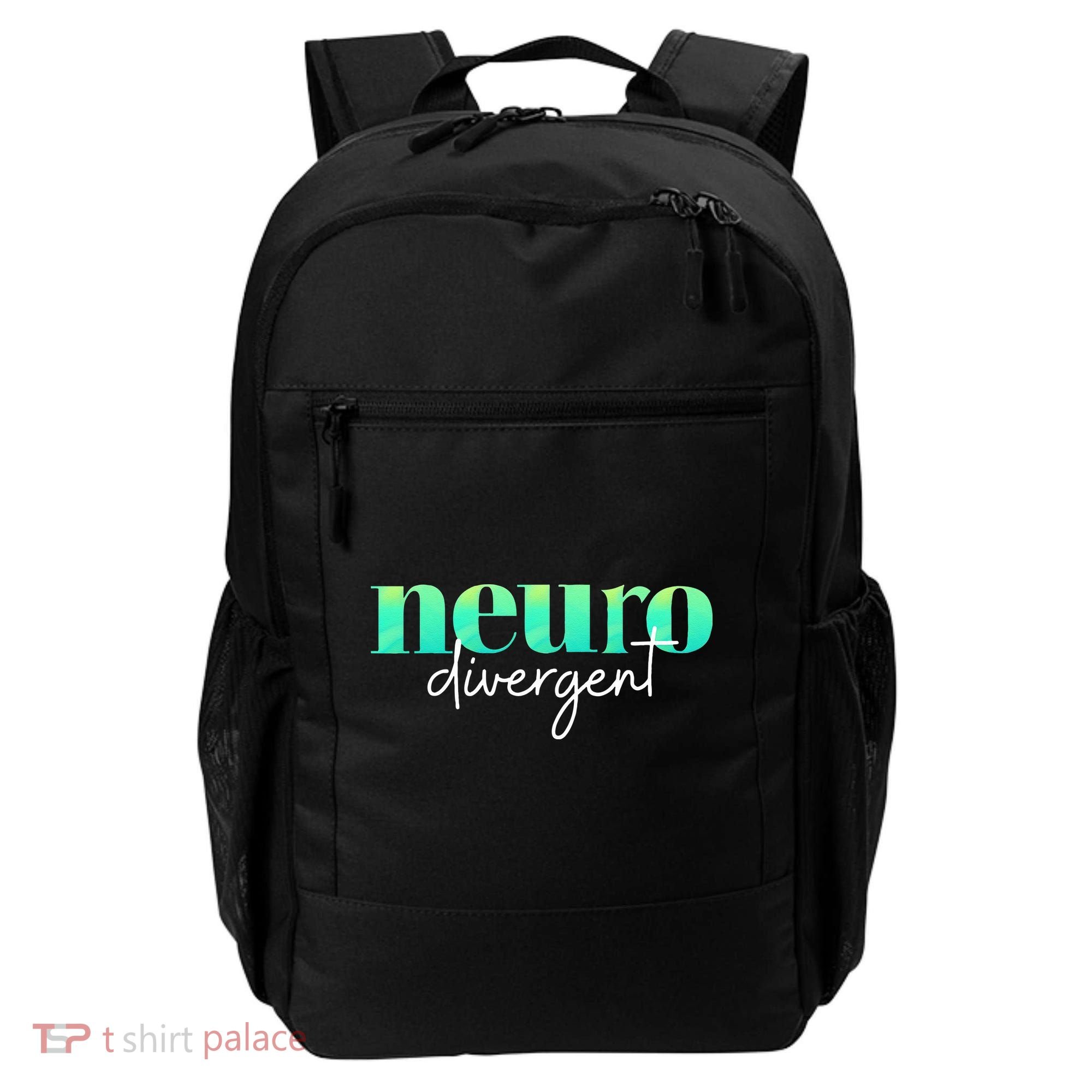 Neurodivergent Pride For Autism ADHD And ASD Awareness Backpack