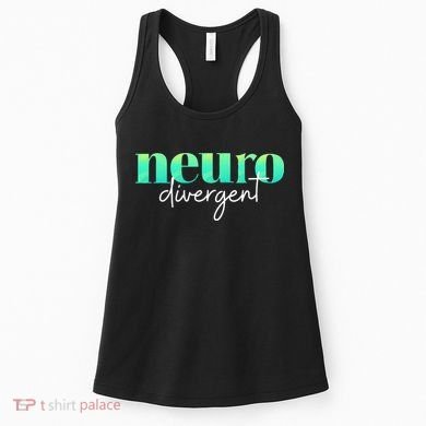 Neurodivergent Pride For Autism ADHD And ASD Awareness Women's Tank Top