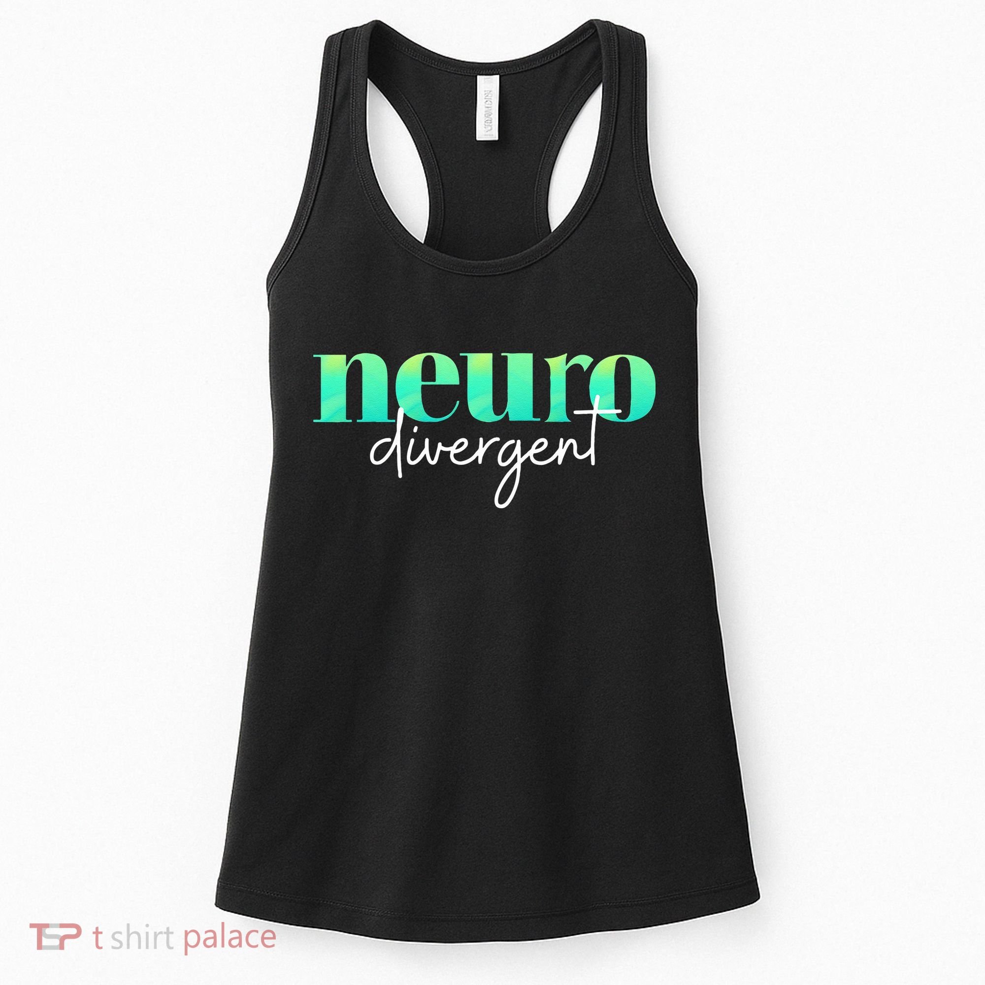 Neurodivergent Pride For Autism ADHD And ASD Awareness Women's Tank Top