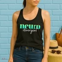 Neurodivergent Pride For Autism ADHD And ASD Awareness Women's Tank Top thumb 2