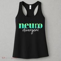 Neurodivergent Pride For Autism ADHD And ASD Awareness Women's Tank Top thumb 3