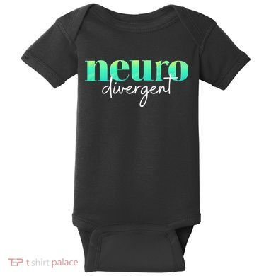 Neurodivergent Pride For Autism ADHD And ASD Awareness Baby Bodysuit