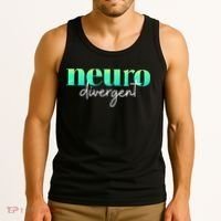 Neurodivergent Pride For Autism ADHD And ASD Awareness Tank Top thumb 3