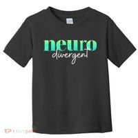 Neurodivergent Pride For Autism ADHD And ASD Awareness Toddler T-Shirt thumb 0