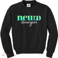Neurodivergent Pride For Autism ADHD And ASD Awareness Kids Sweatshirt thumb 0