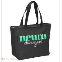 Neurodivergent Pride For Autism ADHD And ASD Awareness Tote Bag thumb 2