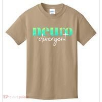 Neurodivergent Pride For Autism ADHD And ASD Awareness Kids T-Shirt thumb 0
