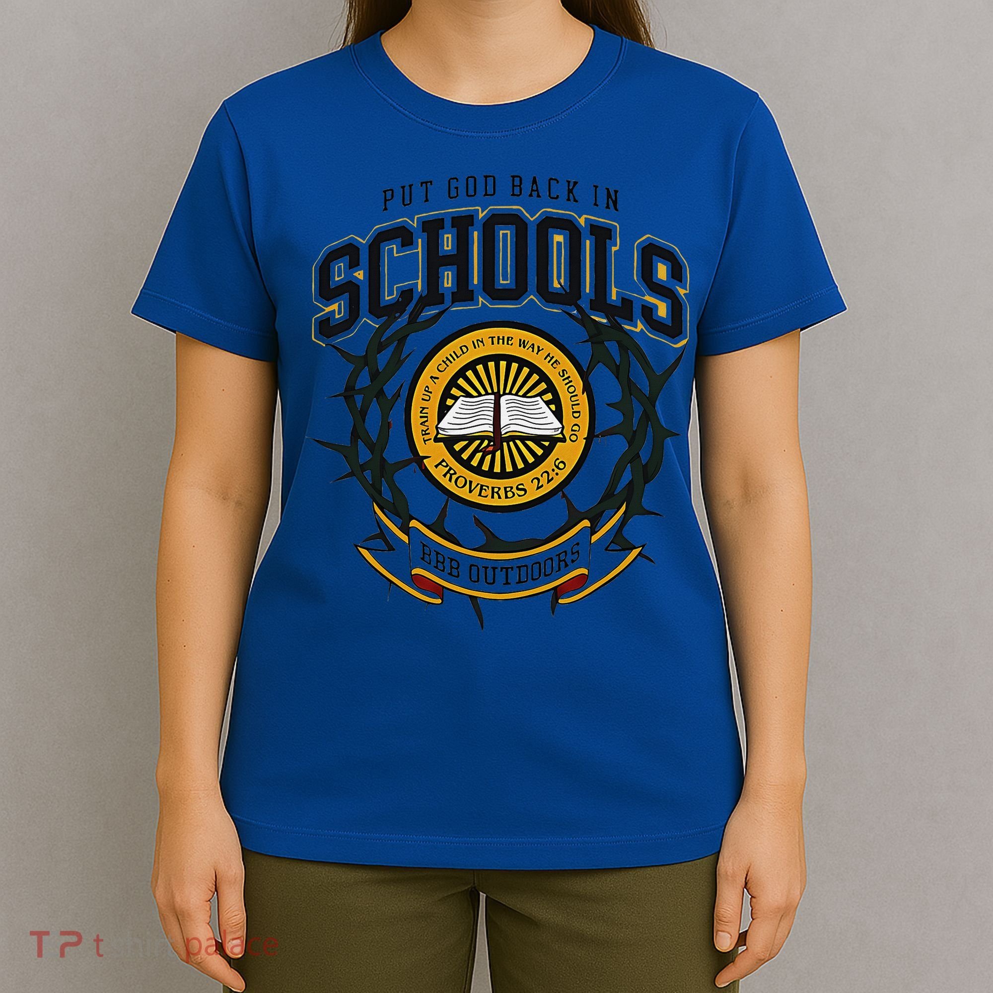 Nice Put God Back In Schools Bbb Outdoors T-Shirt