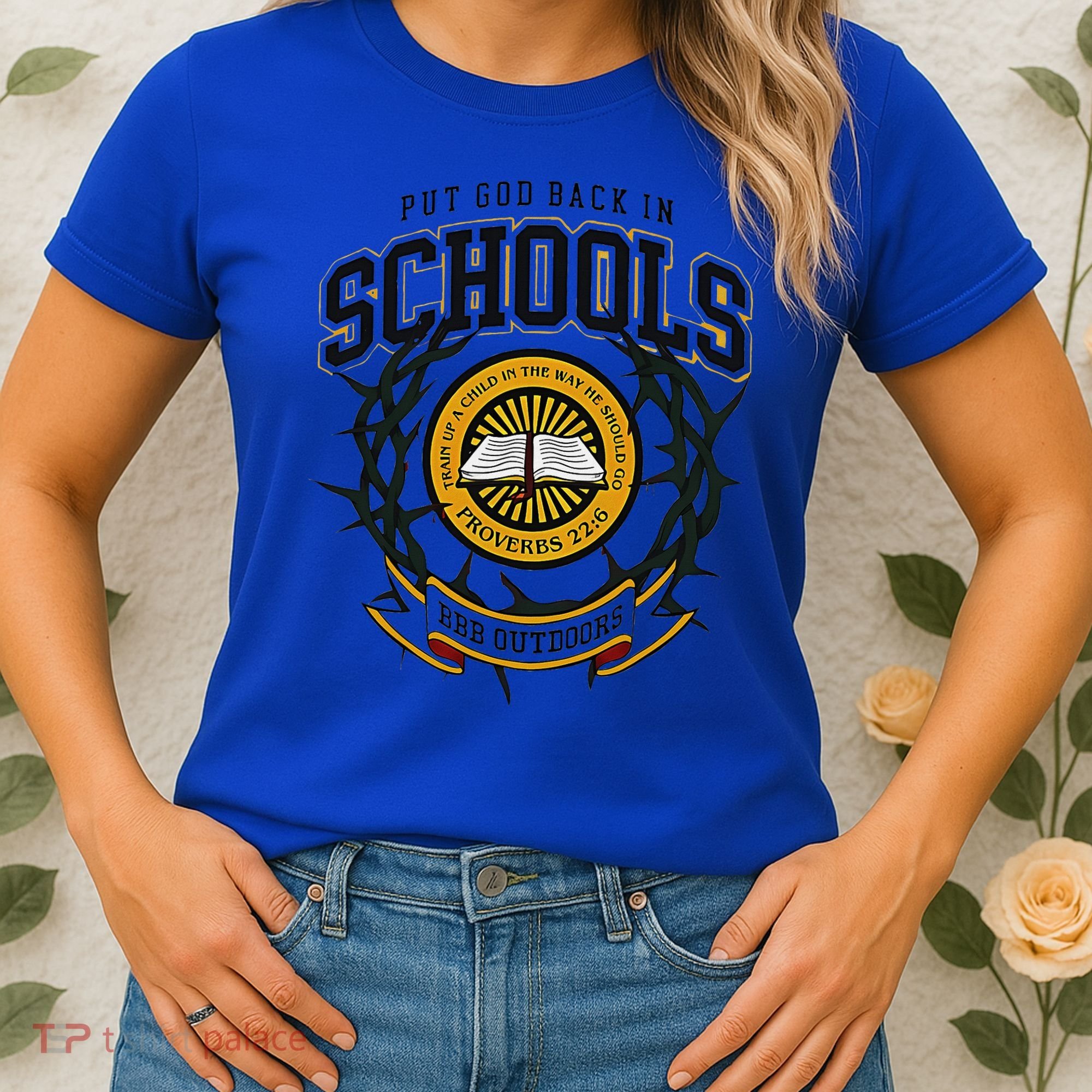 Nice Put God Back In Schools Bbb Outdoors Women's T-Shirt