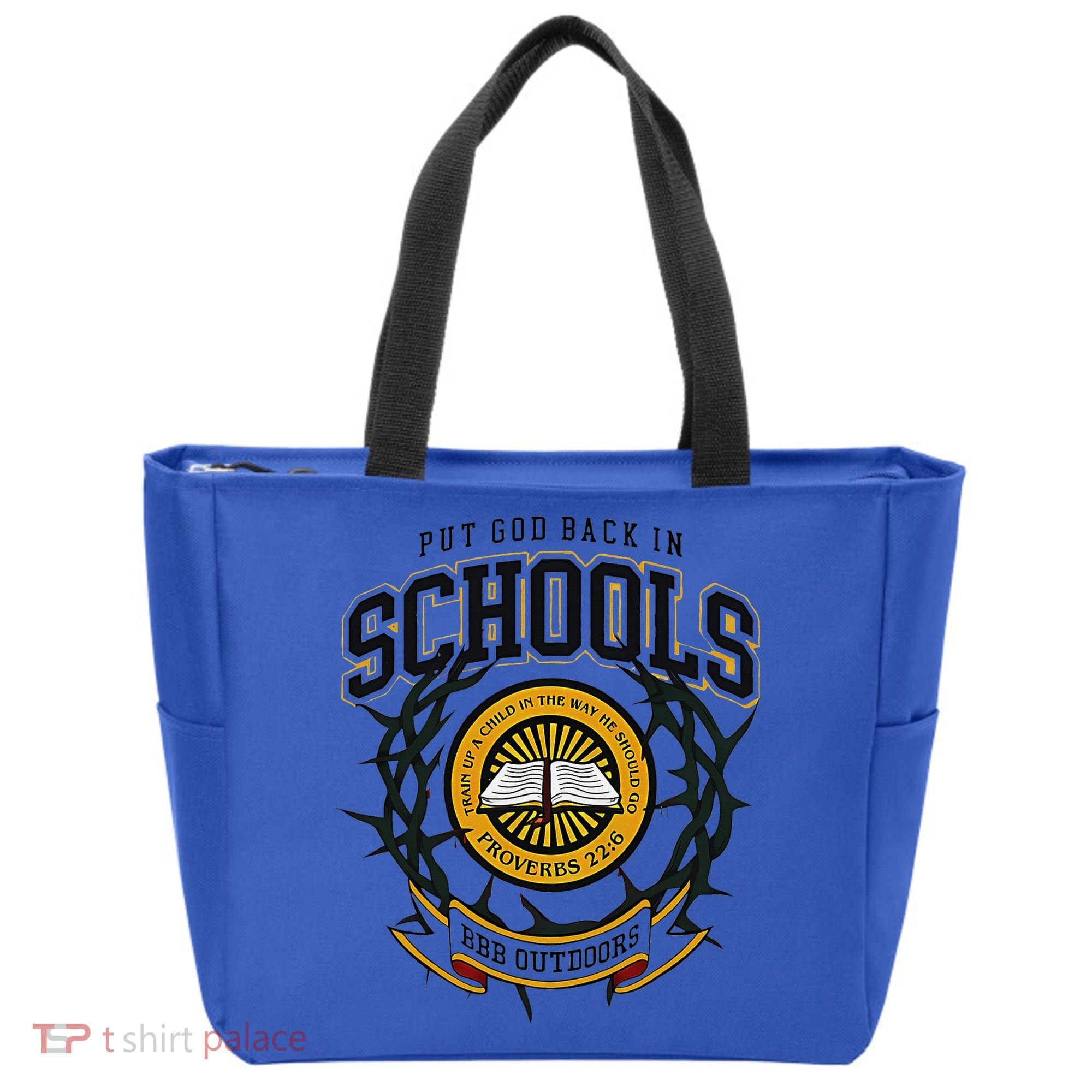 Nice Put God Back In Schools Bbb Outdoors Tote Bag