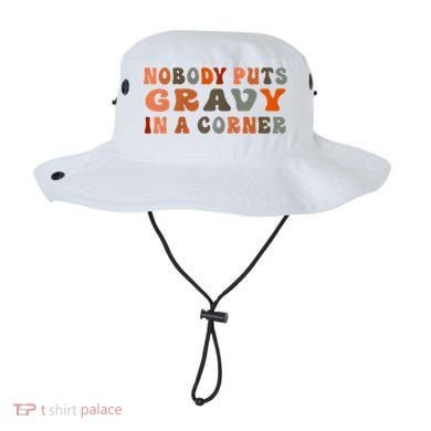 Nobody Puts Gravy In A Corner Funny Thanksgiving Dinner Bucket Hat
