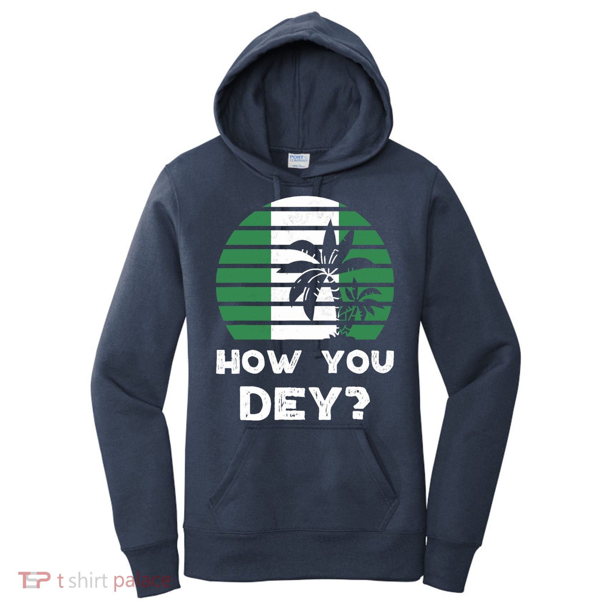 Nigeria Pidgin How You Dey Quote Nigerian Flag Nigeria Women's Hoodie