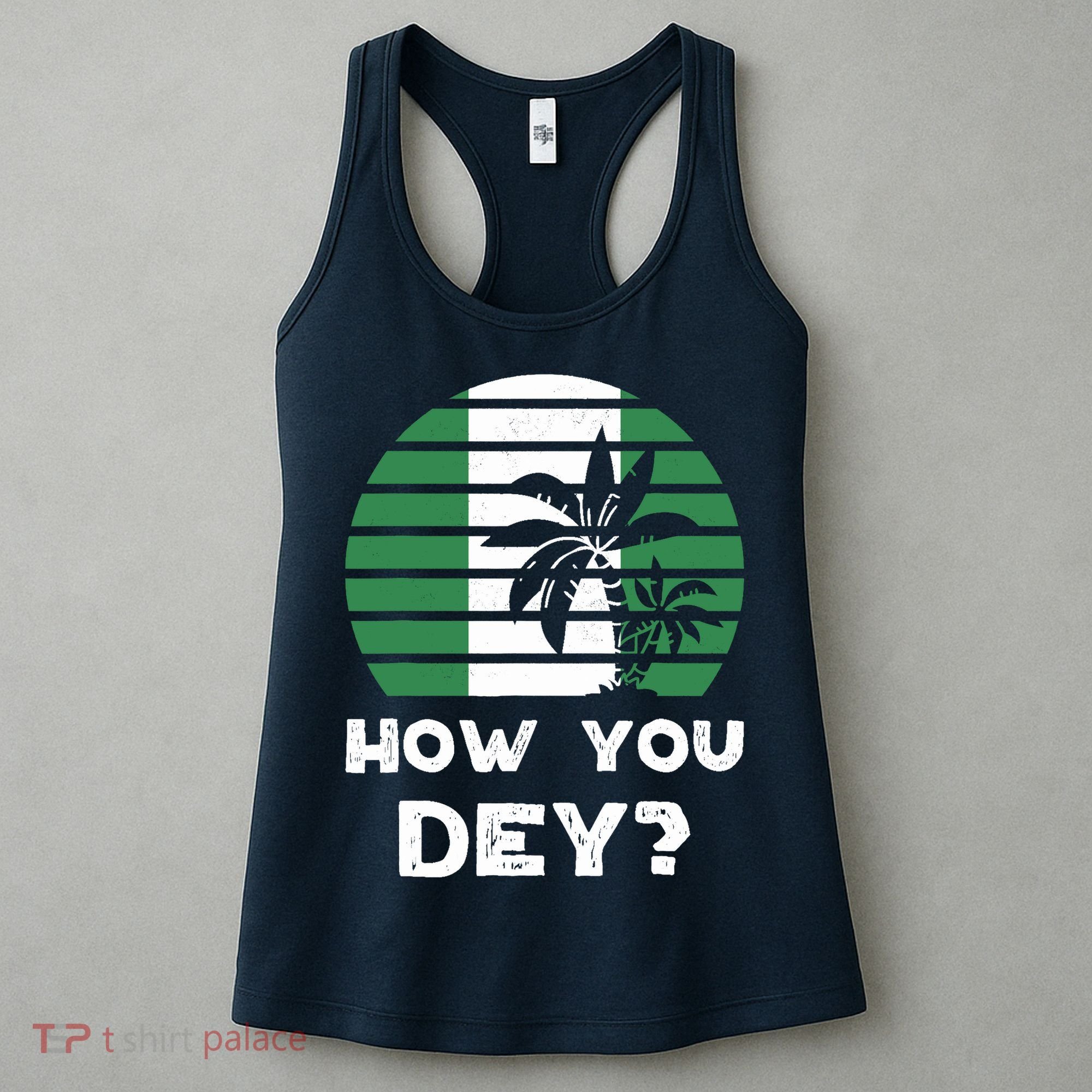 Nigeria Pidgin How You Dey Quote Nigerian Flag Nigeria Women's Tank Top