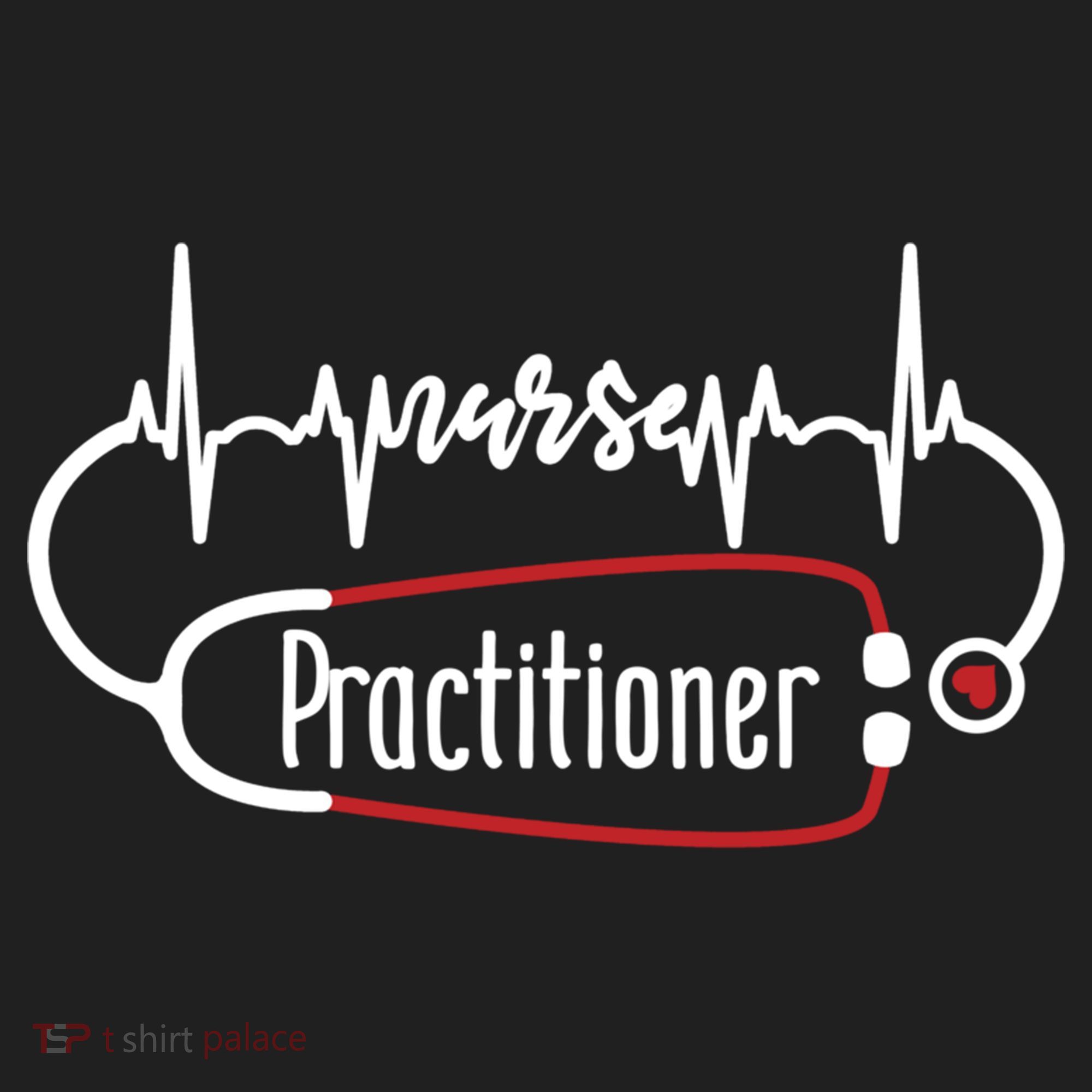 Nurse Practitioner Heartbeat Heart Stethoscope Nursing Gift Hat