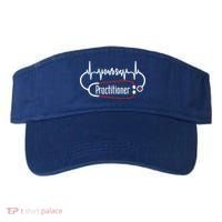 Nurse Practitioner Heartbeat Heart Stethoscope Nursing Gift Visor thumb 0