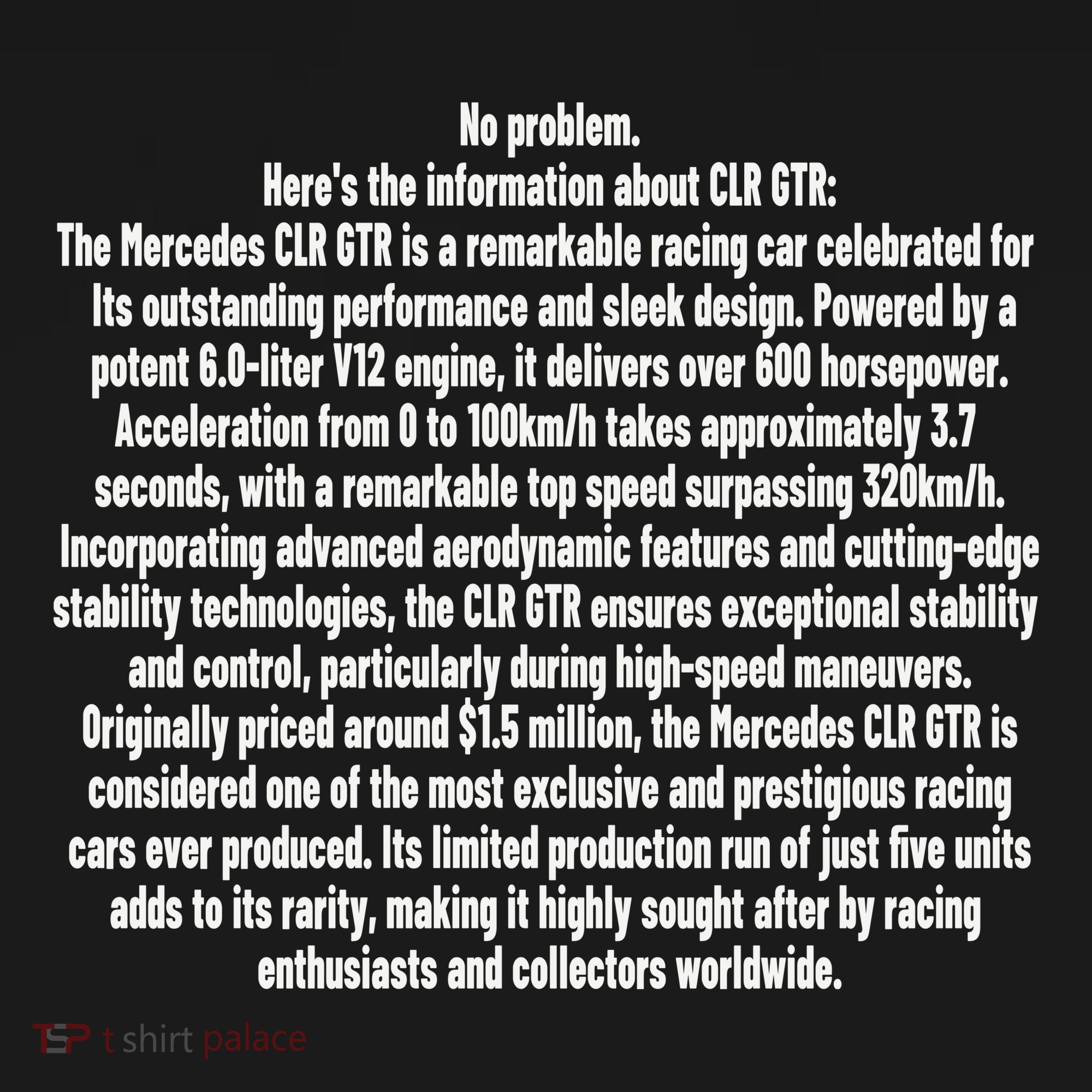 No Problem Heres The Information About Clr Gtr The Mercedes Bucket Hat