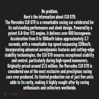 No Problem Heres The Information About Clr Gtr The Mercedes Hat thumb 2