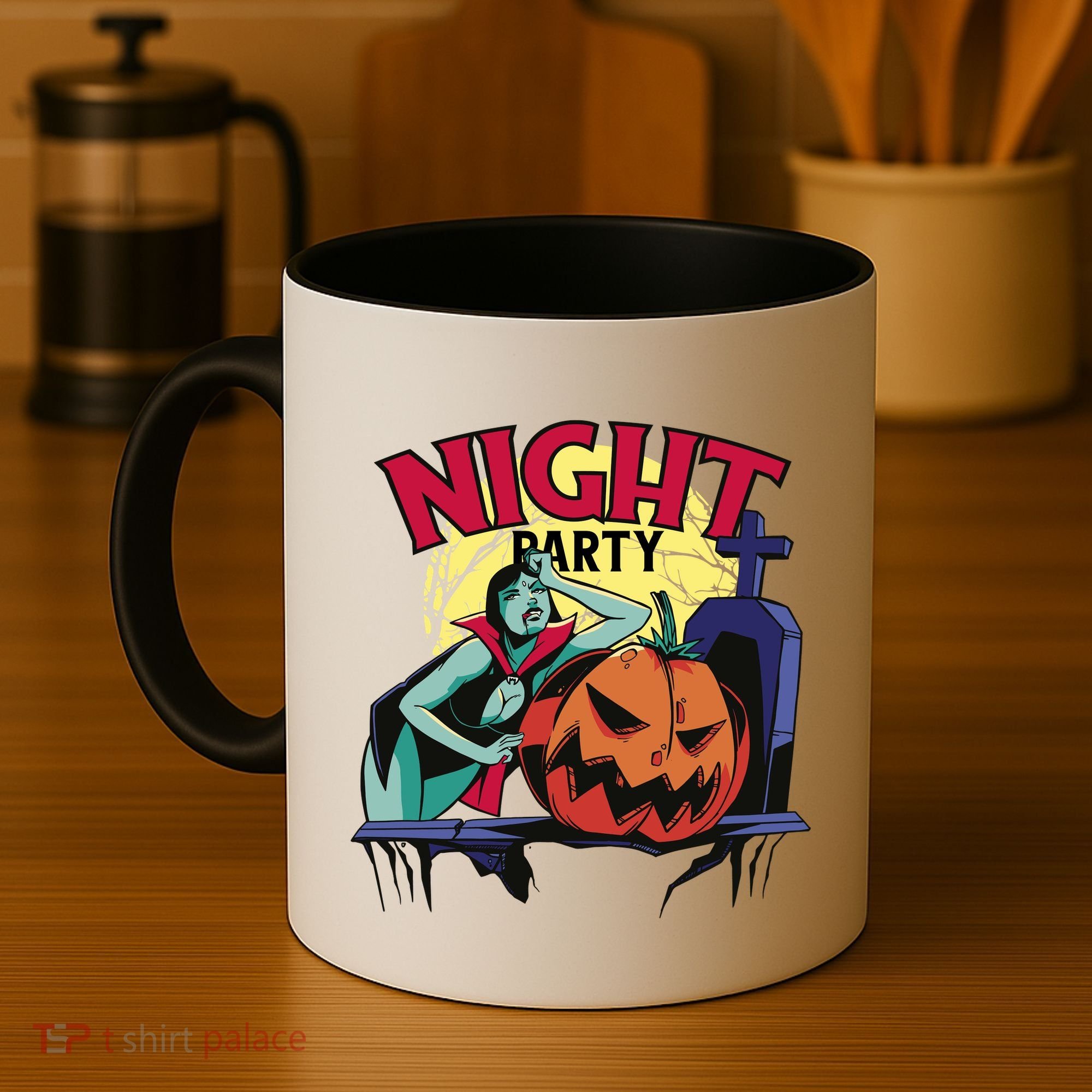 Night Party Halloween Coffee Mug