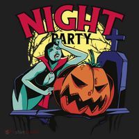 Night Party Halloween Beanie thumb 2