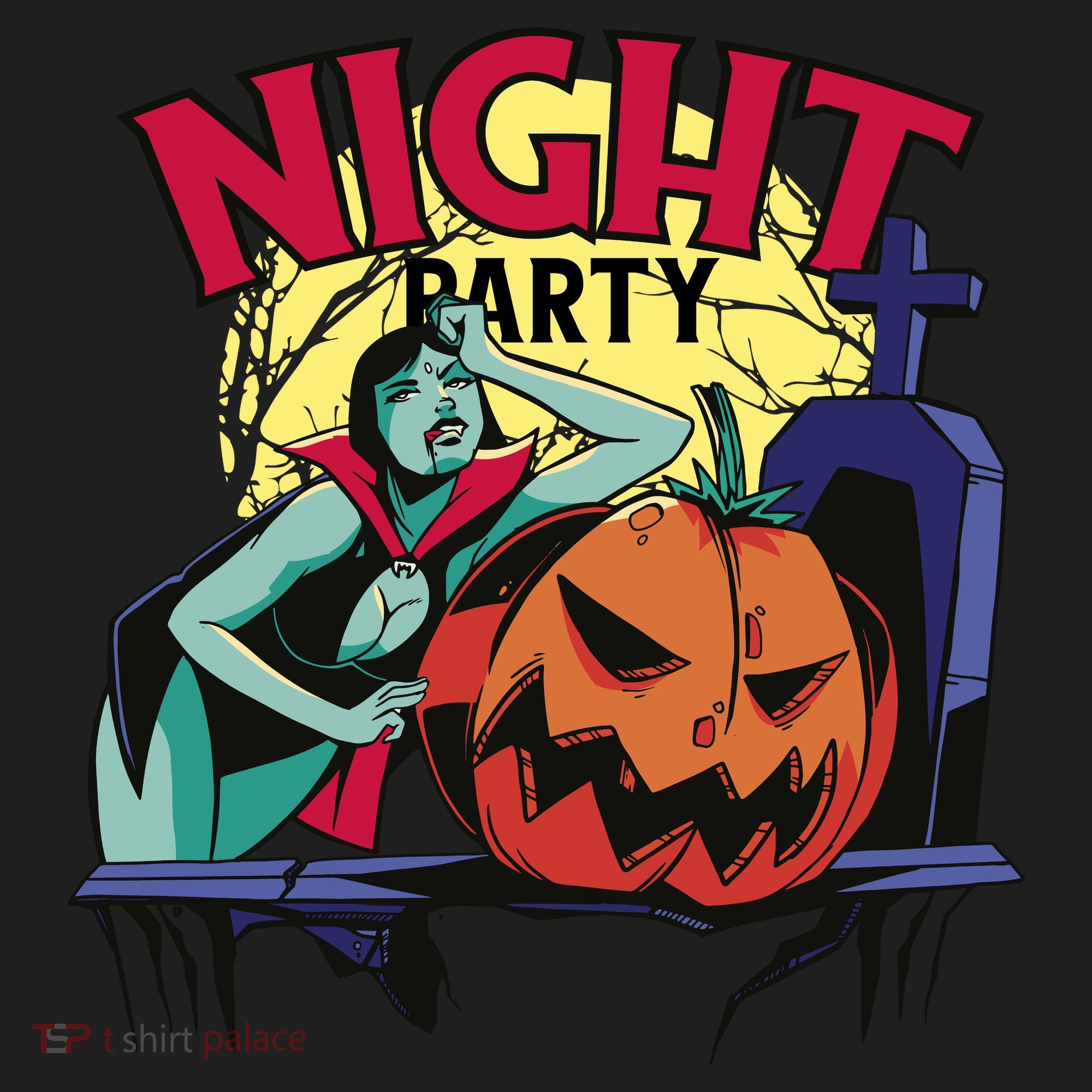 Night Party Halloween Tumbler