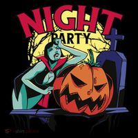 Night Party Halloween Kids Long Sleeve Shirt thumb 2