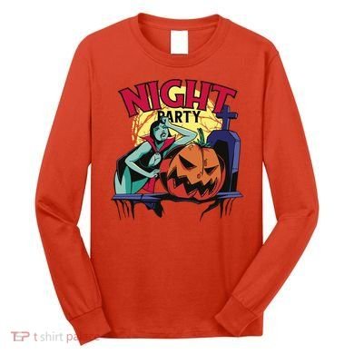 Night Party Halloween Long Sleeve Shirt