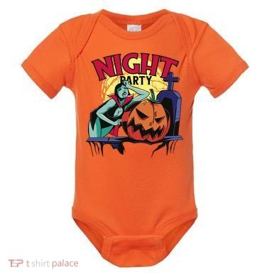 Night Party Halloween Baby Bodysuit