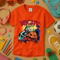 Night Party Halloween Kids T-Shirt thumb 3