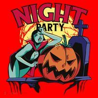 Night Party Halloween Santa Hat thumb 1