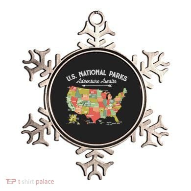 National Parks Hoodie Map Camping Design Hiking Ornament