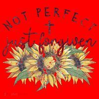 Not Perfect Just Forgiven Sunflower Christian Santa Hat thumb 1