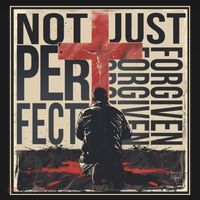 Not Perfect Just Forgiven Gift Christian Great Gift USA-Made Doggie Bandana thumb 2