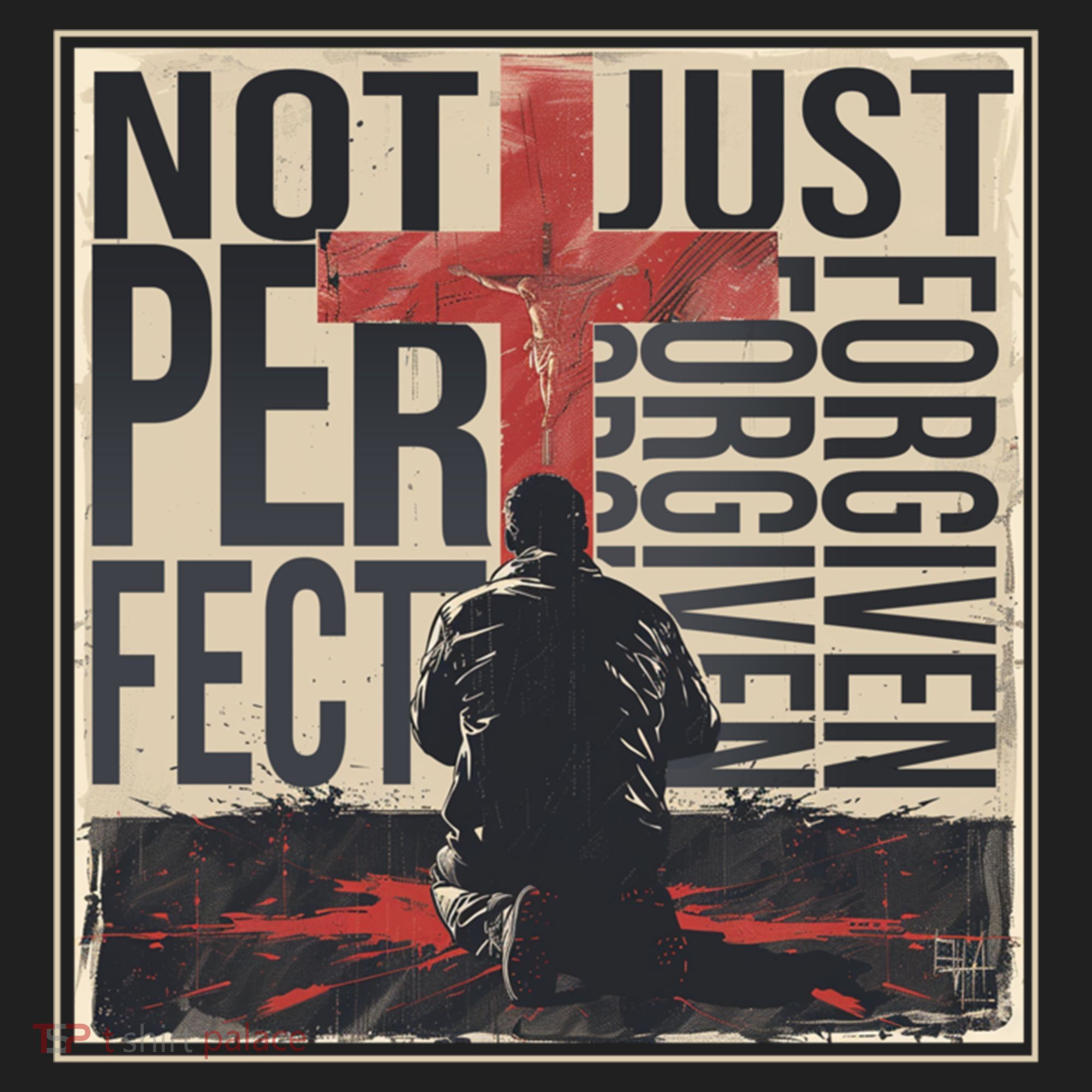 Not Perfect Just Forgiven Gift Christian Great Gift Beanie