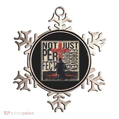 Not Perfect Just Forgiven Gift Christian Great Gift Ornament