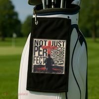 Not Perfect Just Forgiven Gift Christian Great Gift Golf Towel thumb 2