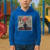 Not Perfect Just Forgiven Gift Christian Great Gift Kids Hoodie thumb 2