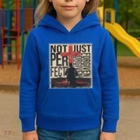 Not Perfect Just Forgiven Gift Christian Great Gift Kids Hoodie thumb 3