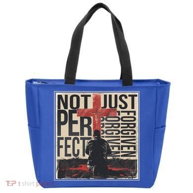 Not Perfect Just Forgiven Gift Christian Great Gift Tote Bag