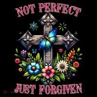 Not Perfect Just Forgiven Jesus Christ Coffee Mug thumb 5