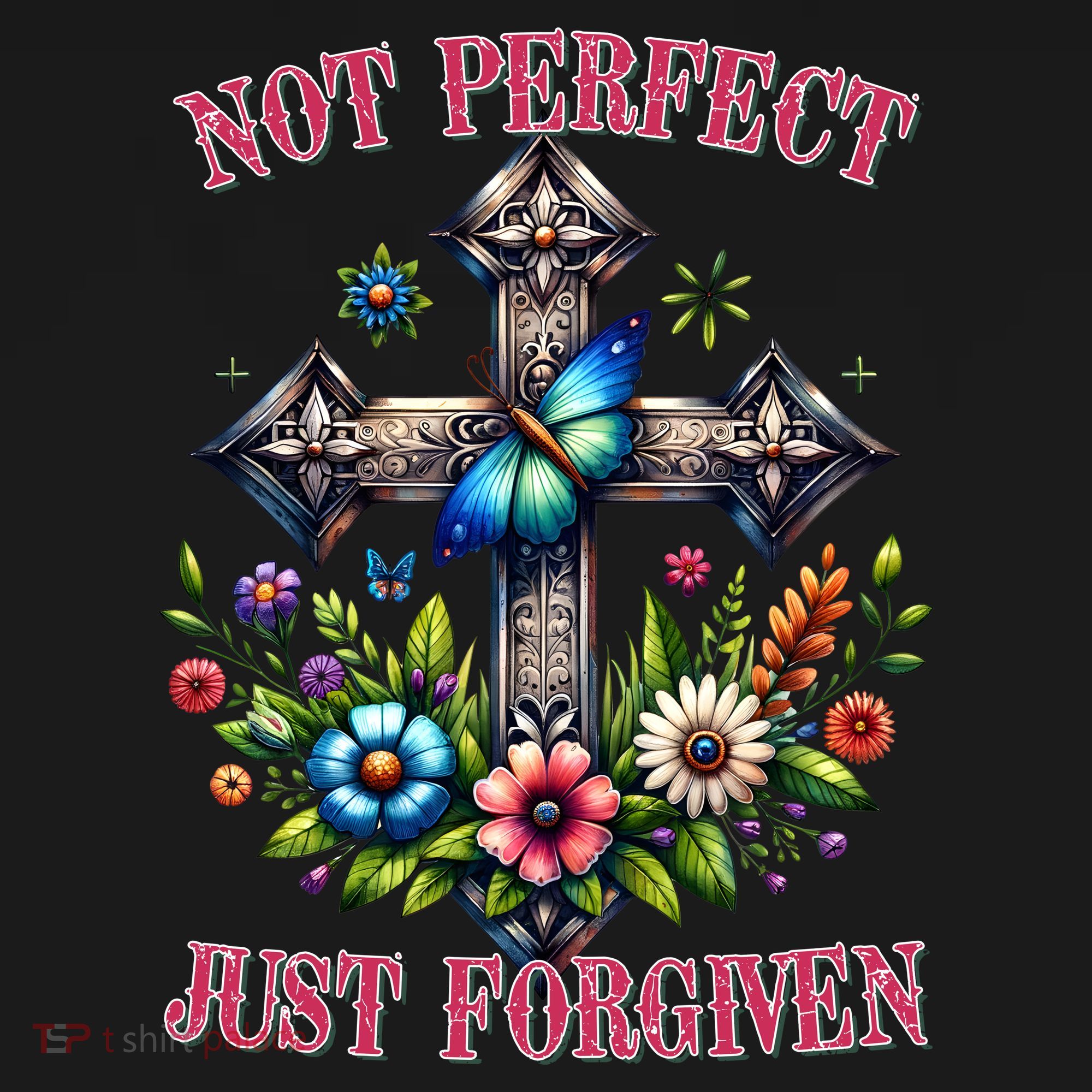 Not Perfect Just Forgiven Jesus Christ Ornament