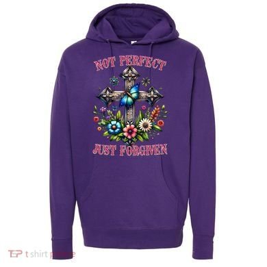 Not Perfect Just Forgiven Jesus Christ Hoodie