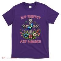 Not Perfect Just Forgiven Jesus Christ T-Shirt thumb 0