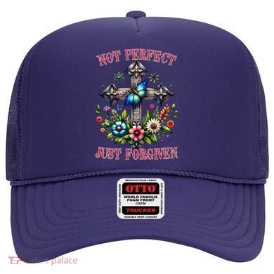 Not Perfect Just Forgiven Jesus Christ Hat