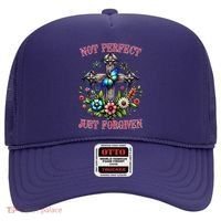 Not Perfect Just Forgiven Jesus Christ Hat thumb 0