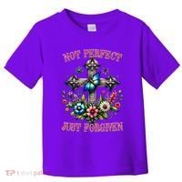 Not Perfect Just Forgiven Jesus Christ Toddler T-Shirt thumb 0