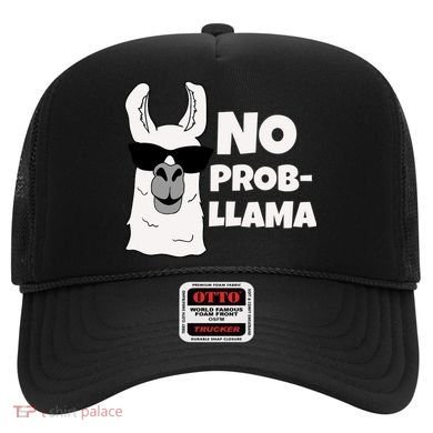 No Probllama Llama Problem Funny Hat